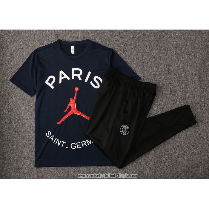 Chandal del Paris Saint-Germain 2021 2022 Manga Corta Negro